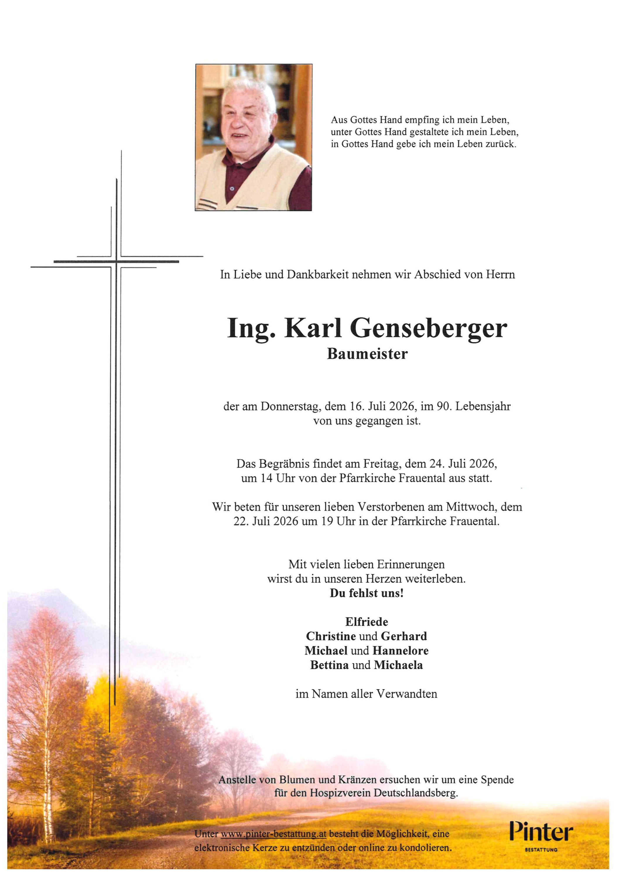 Ing. Karl Genseberger